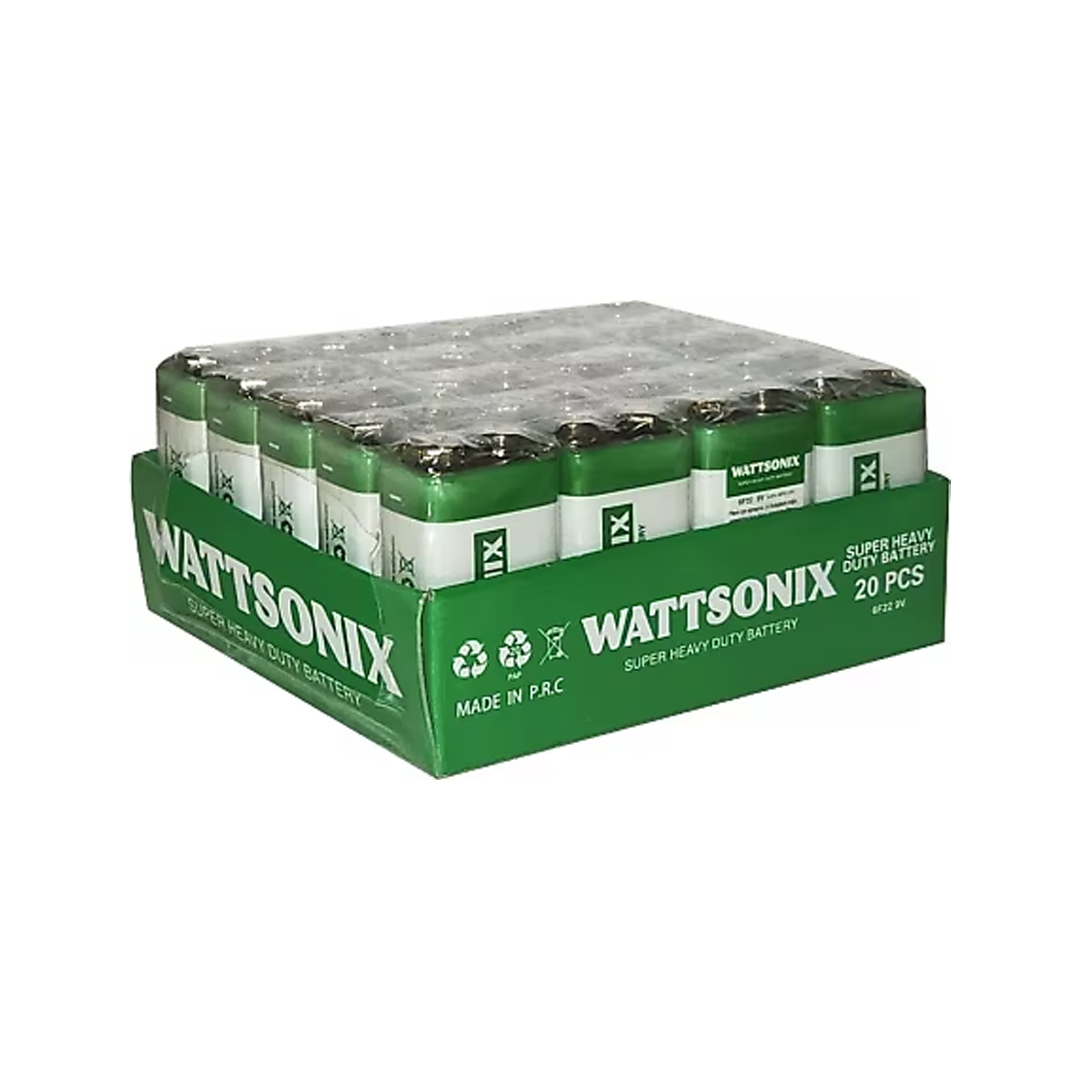 WATTSONIX 9 VOLT PİL (20Lİ PAKET) (4767)