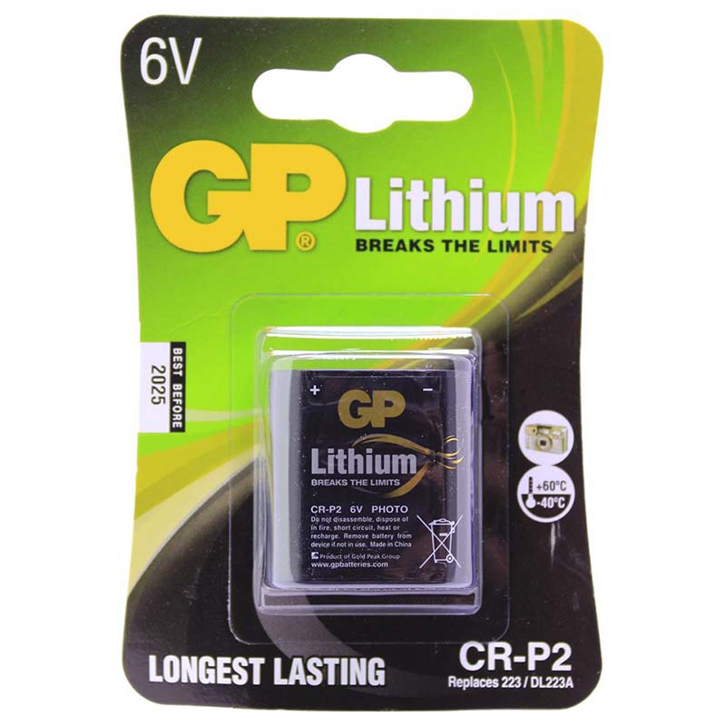 GP CRP2 6 VOLT FOT.MAK. LİTYUM PİL (4767)