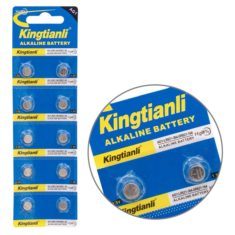 AG1 LR621 ALKALİN SAAT PİLİ 10LU PAKET (4767)