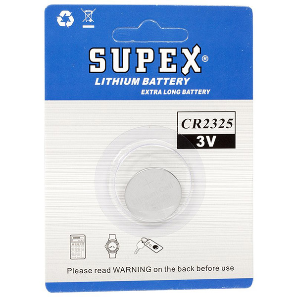 SUPEX CR2325 3V LİTYUM PİL TEKLİ (4767)