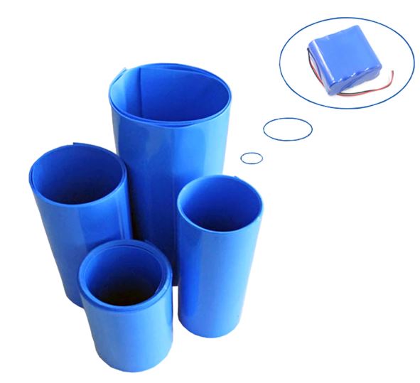 1 MT PVC ISI BORUSU MAVİ SHRINK 240 MM 18650 PİL YALITIM ISI BÜZÜLME KABLO KILIFI (4767)