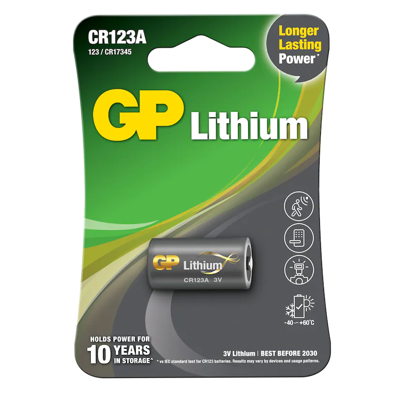 GP CR123A 3 VOLT LİTYUM FOTOĞRAF MAKİNESİ PİLİ (4767)