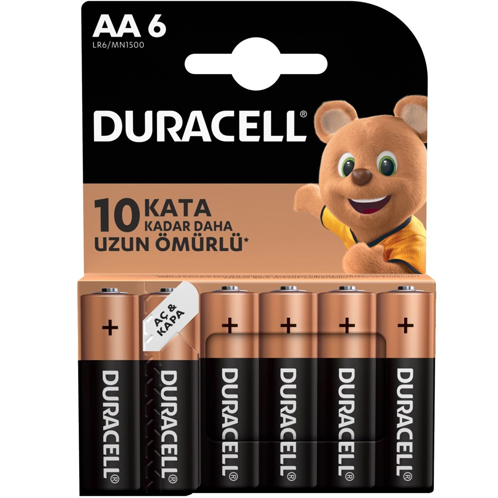 DURACELL AA KALEM PİL (6LI) PAKET FİYAT (4767)