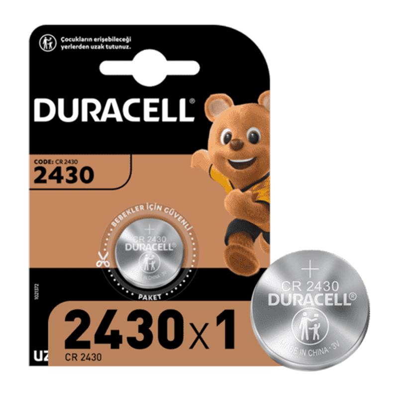 DURACELL CR2430 LİTYUM PİL TEK FİYAT (4767)