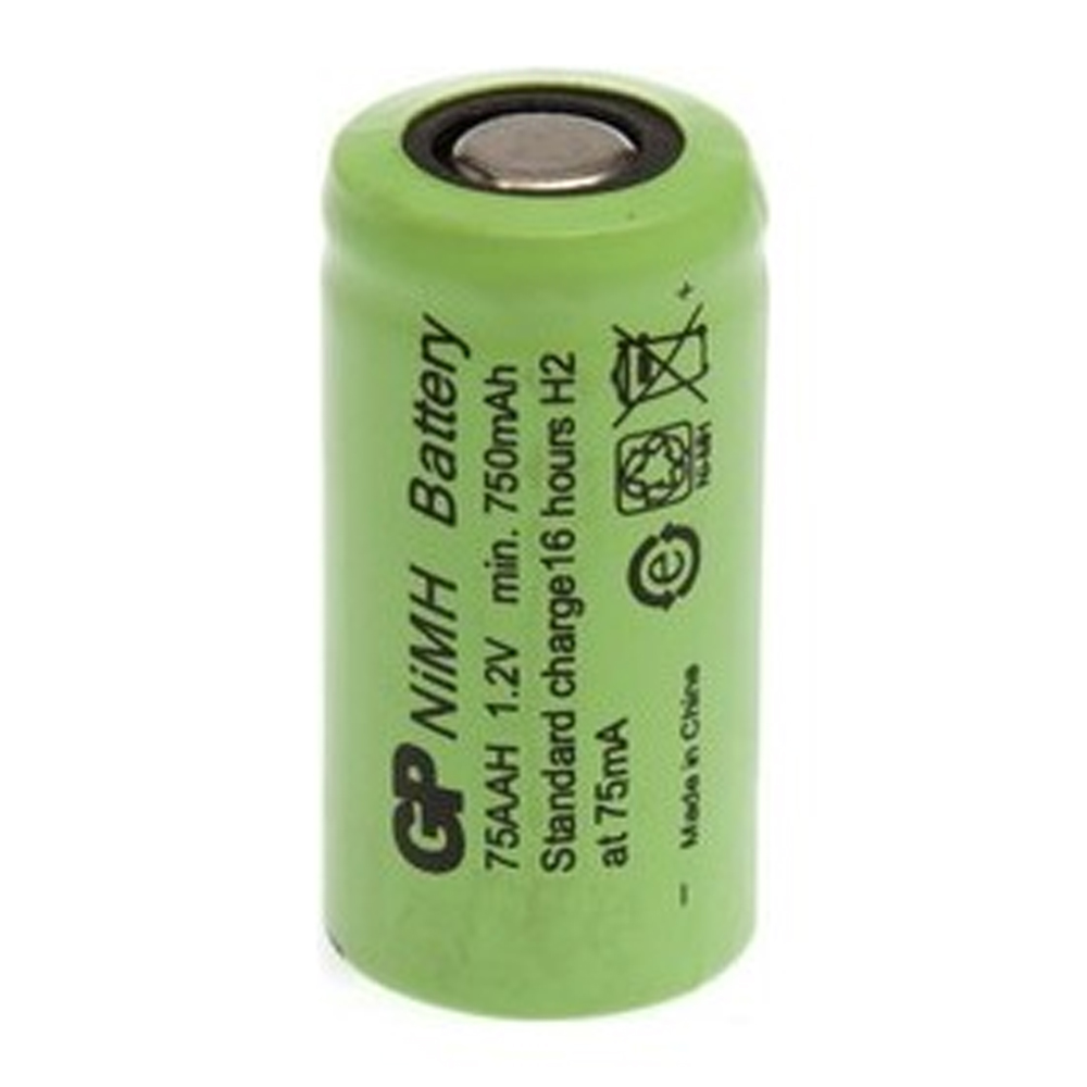 GP 75AAH 1.2V 750 MAH 2/3AA NI-MH DÜZ KAFA PİL (4767)