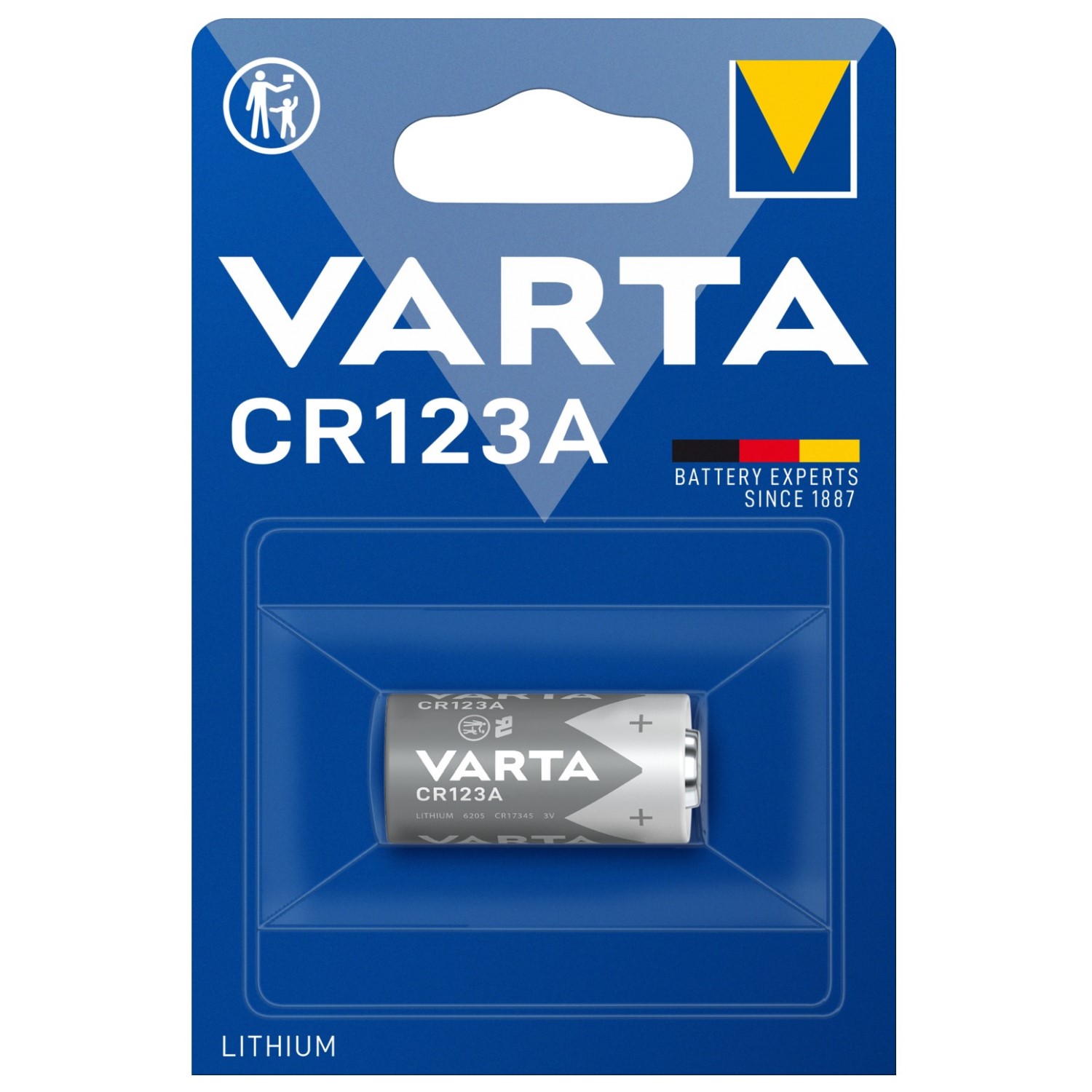 VARTA CR123A 3 VOLT LİTYUM PİL TEKLİ PAKET FİYAT (4767)