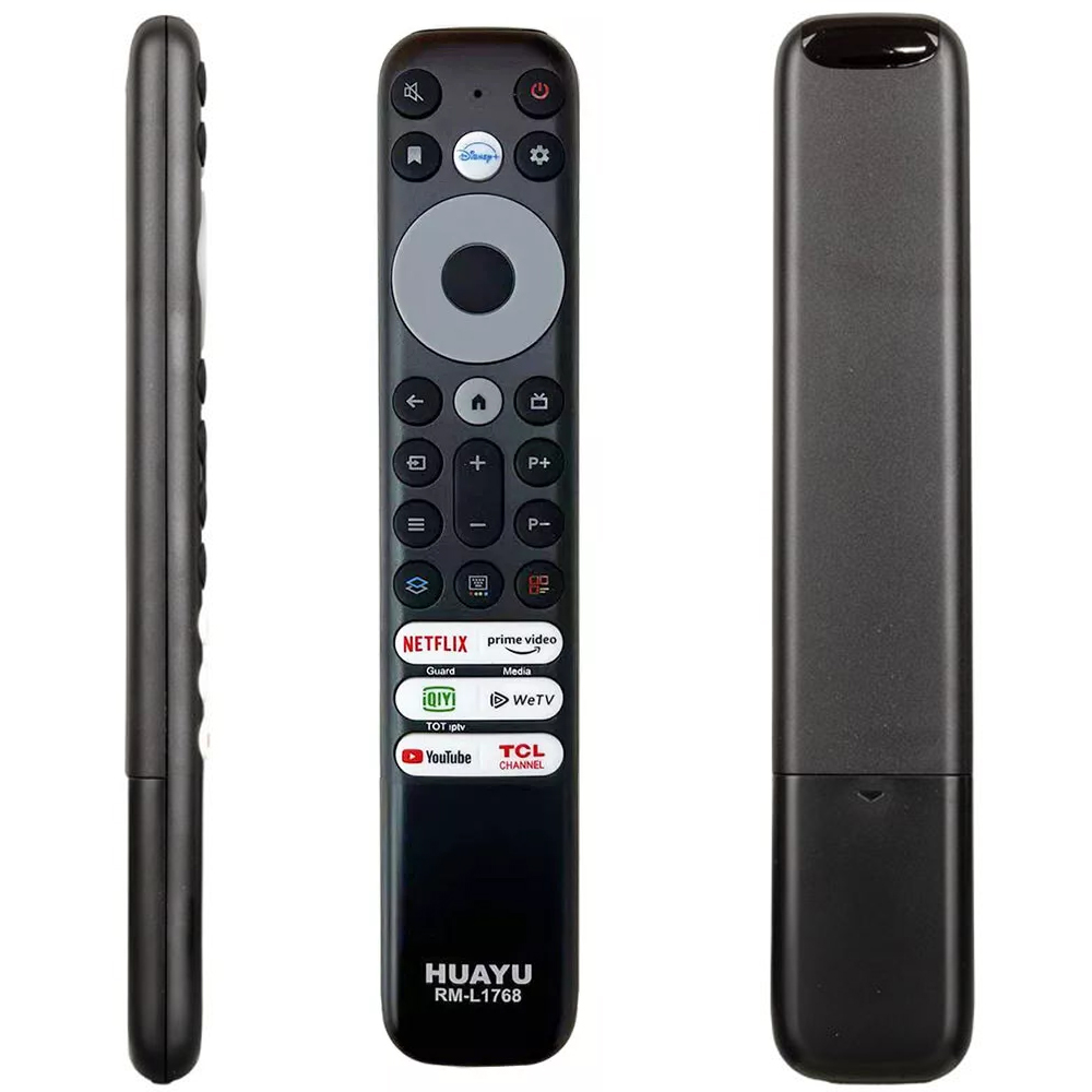 TCL RM-L1768 SES KOMUTSUZ TCL RC902V RMR1 NETFLIX-PRIME VIDEO-GUARD-MEDIA-YOUTUBE TUŞLU LCD LED TV KUMANDASI (4767)