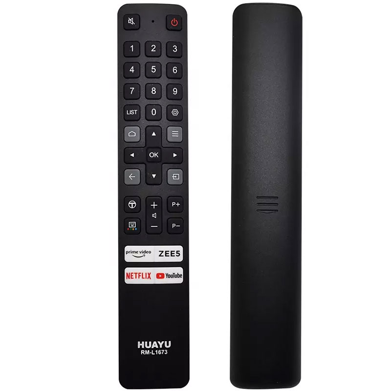 HUAYU KL RM-L1673 NETFLIX-PRIME VIDEO-ZEE5-YOUTUBE TUŞLU TCL LCD-LED TV KUMANDASI (4767)