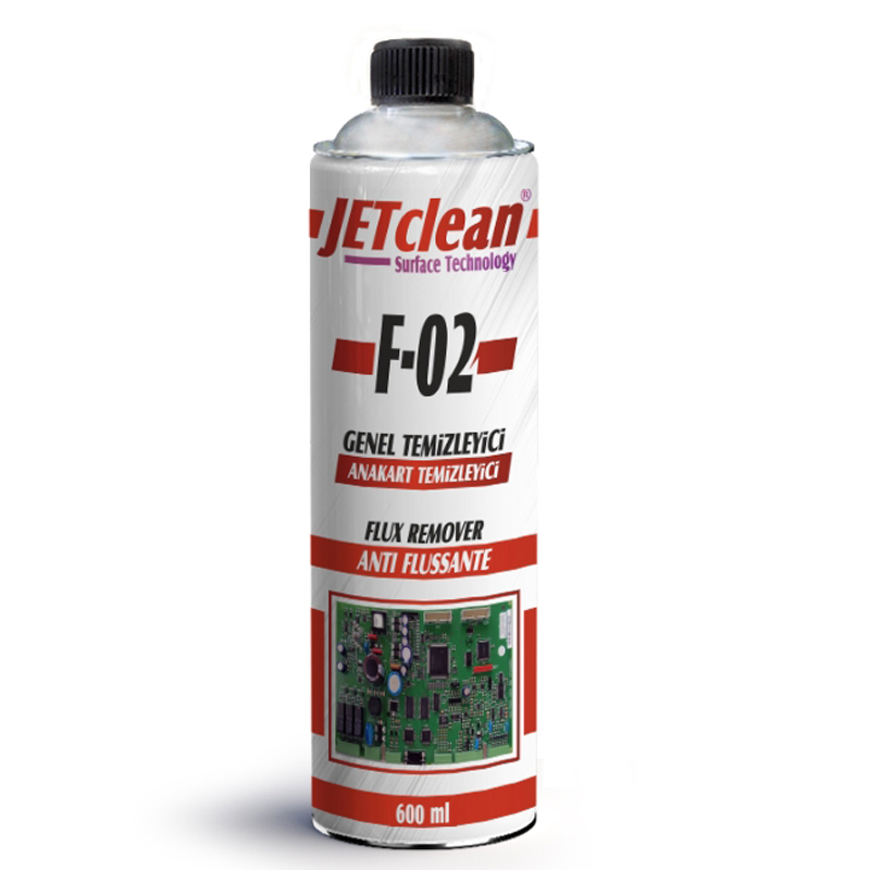 JETCLEAN F-02 600 ML FLUX ANAKART TEMİZLEME SPREY (4767)