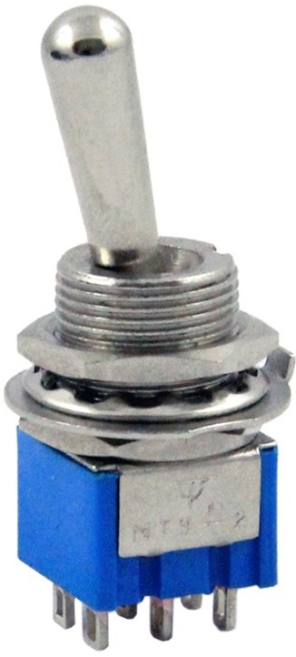 TOGGLE SWİTCH ON-OFF Ø12MM MTS-202L (IC-148G) (4767)