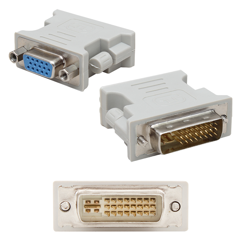 DVI TO VGA DÖNÜŞTÜRÜCÜ (DVI ERKEK VGA DİŞİ) DVI 24+5 PİN (4767)