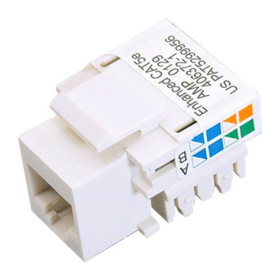 RJ 45 ŞASE KEYSTONE JACK CAT5E-8P8C (4767)