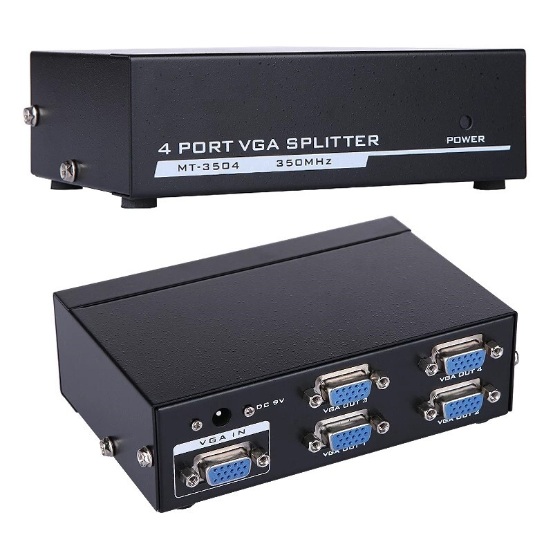 4 PORT 250 MHZ MONİTÖR ÇOKLAYICI VGA SPLITTER DAĞITICI (4767)