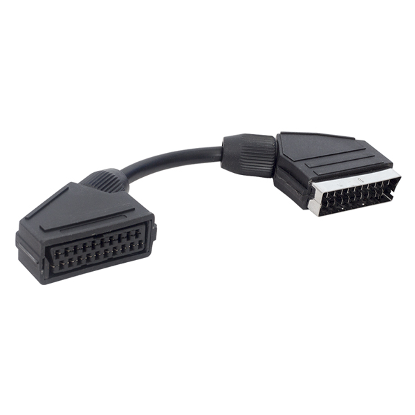 SCART ERKEK SCART DİŞİ ARA KABLO 20 CM ELEKTROMER (4767)