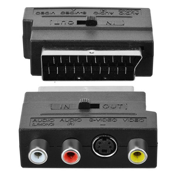 SCART ADAPTÖR SWICHLİ (İN-OUT) ELEKTROMER (4767)