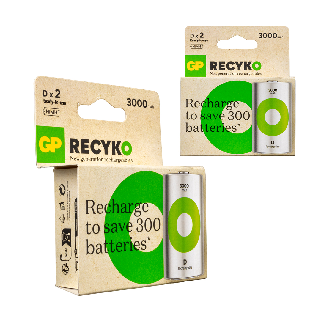 GP RECYKO 650 MAH R03 AAA ŞARJLI 4LÜ İNCE KALEM PİL GP65AAAHCER21-2TLB2 (4767)