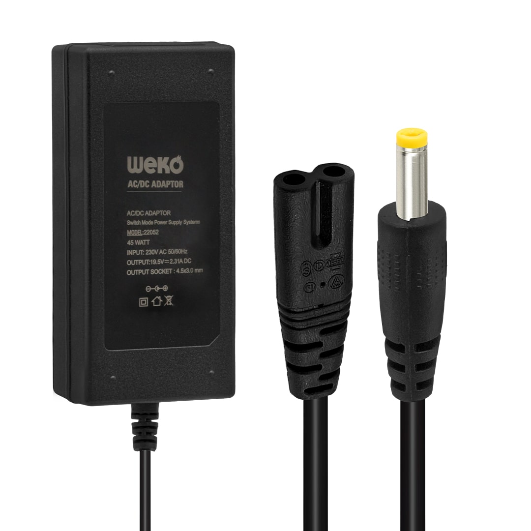 19.5 VOLT 2.31 AMPER 4.5X3.0MM UÇLU NOTEBOOK ADAPTÖR YERLİ ÜRETİM (4767)