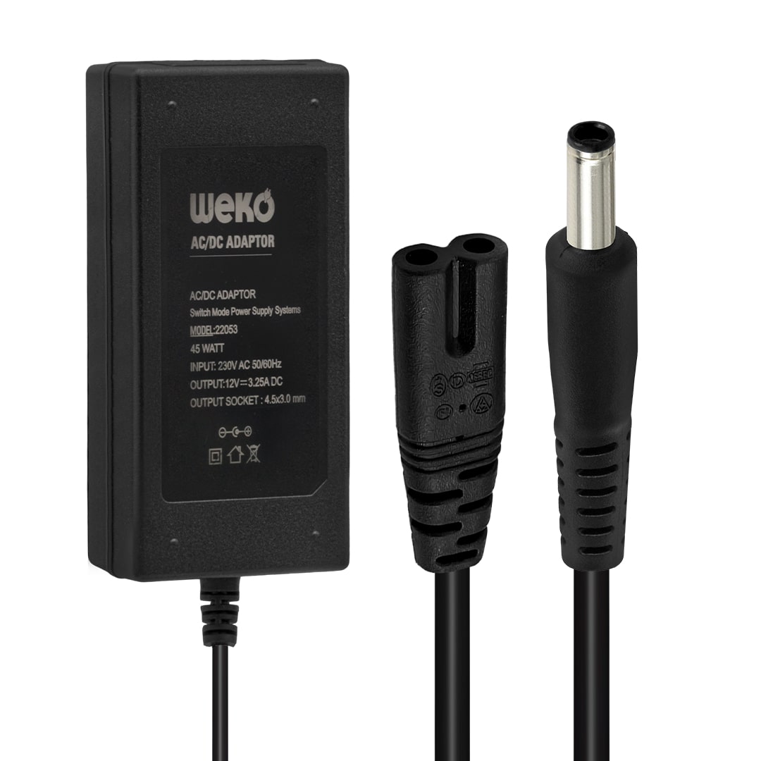 12 VOLT 3.25 AMPER 4.5X3.0MM UÇLU NOTEBOOK ADAPTÖR YERLİ ÜRETİM (4767)