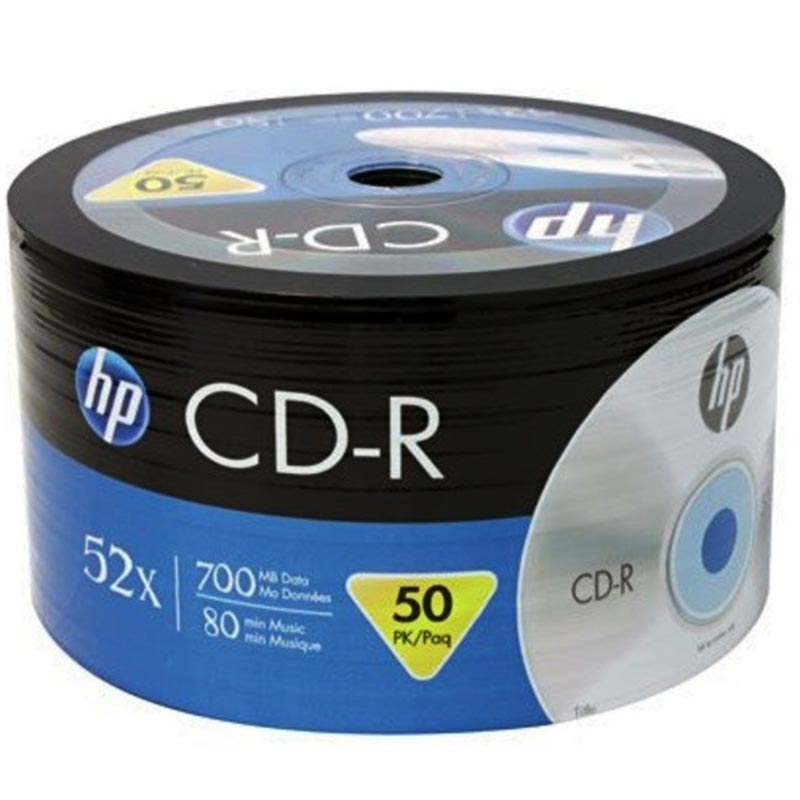 HP CRE00070-3 CD-R 700 MB 52X 50Lİ PAKET FİYAT (4767)