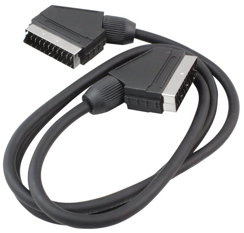 SCART SCART KABLO 3 METRE 7 MM SİYAH POŞETLİ (4767)