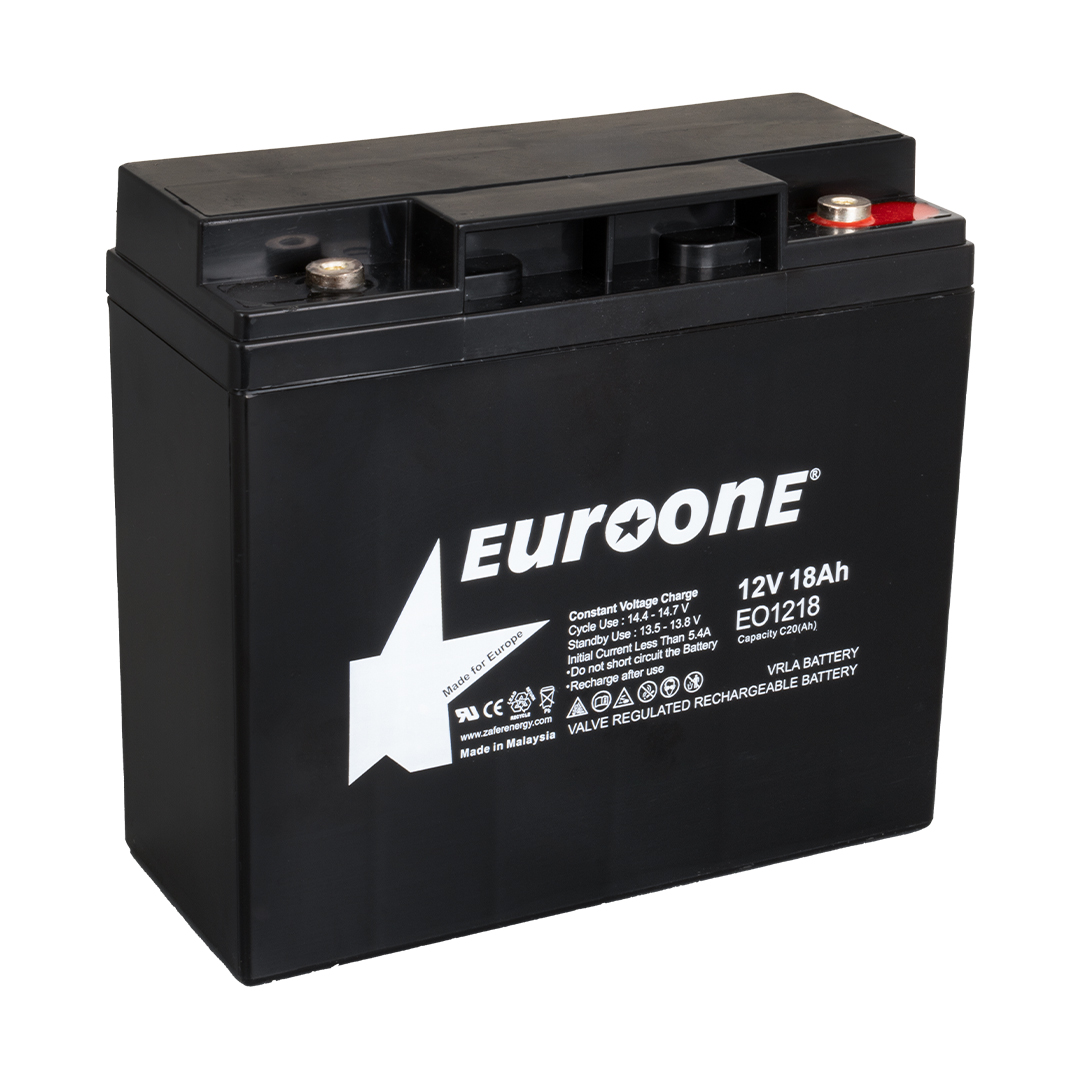 EUROONE EO1218 12 VOLT - 18 AMPER AKÜ (181 X 76 X 167 MM) (4767)