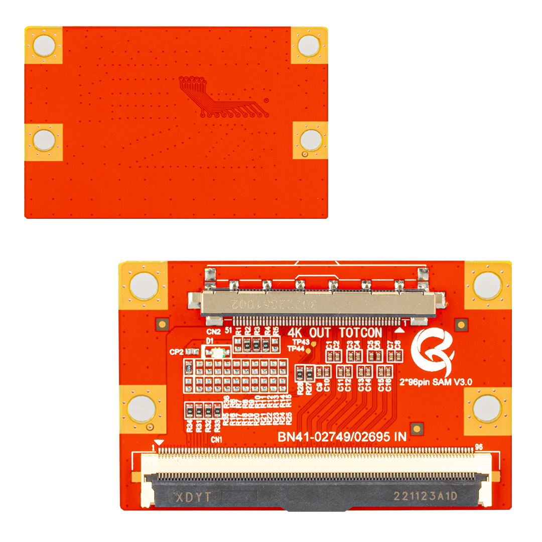 96 PIN- 51 PIN SAMSUNG Q T-CON FLEXI ÇEVİRİCİ BOARD (4767)