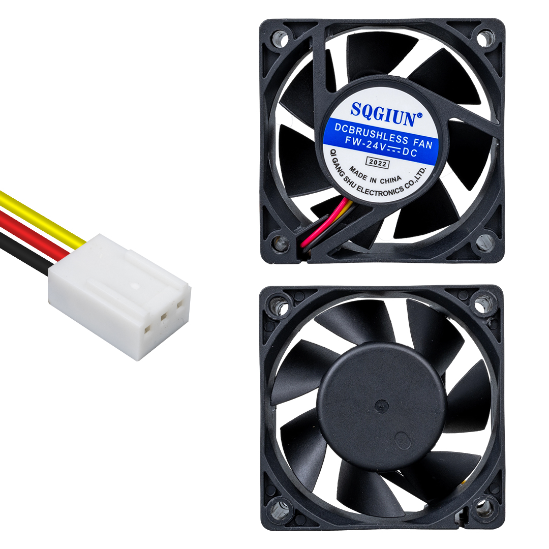 IC-216A FIRÇASIZ DC FAN 60X60X25MM 24 VOLT 3 PİN (4767)