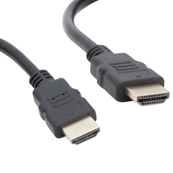 PLASTİK DÜZ SİYAH 1.5 METRE HDMI KABLO POŞETLİ (4767)