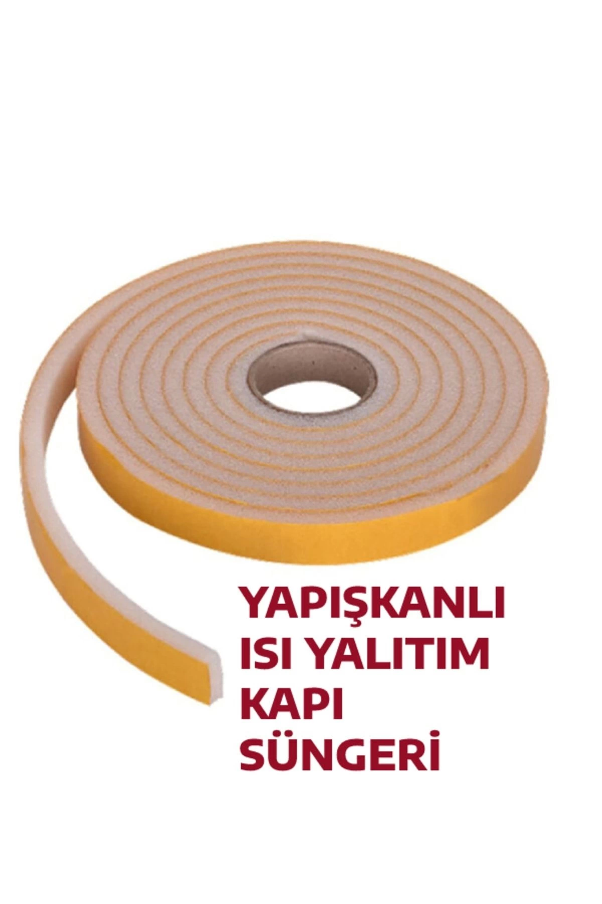 3 Metre Yapışkanlı Kapı Bandı Isı Yalıtım Süngeri