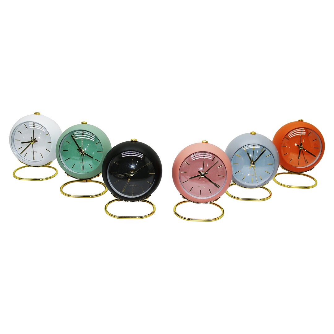 YUVARLAK - ALARM CLOCK BÜYÜK MASA ÇALAR SAAT (4767)