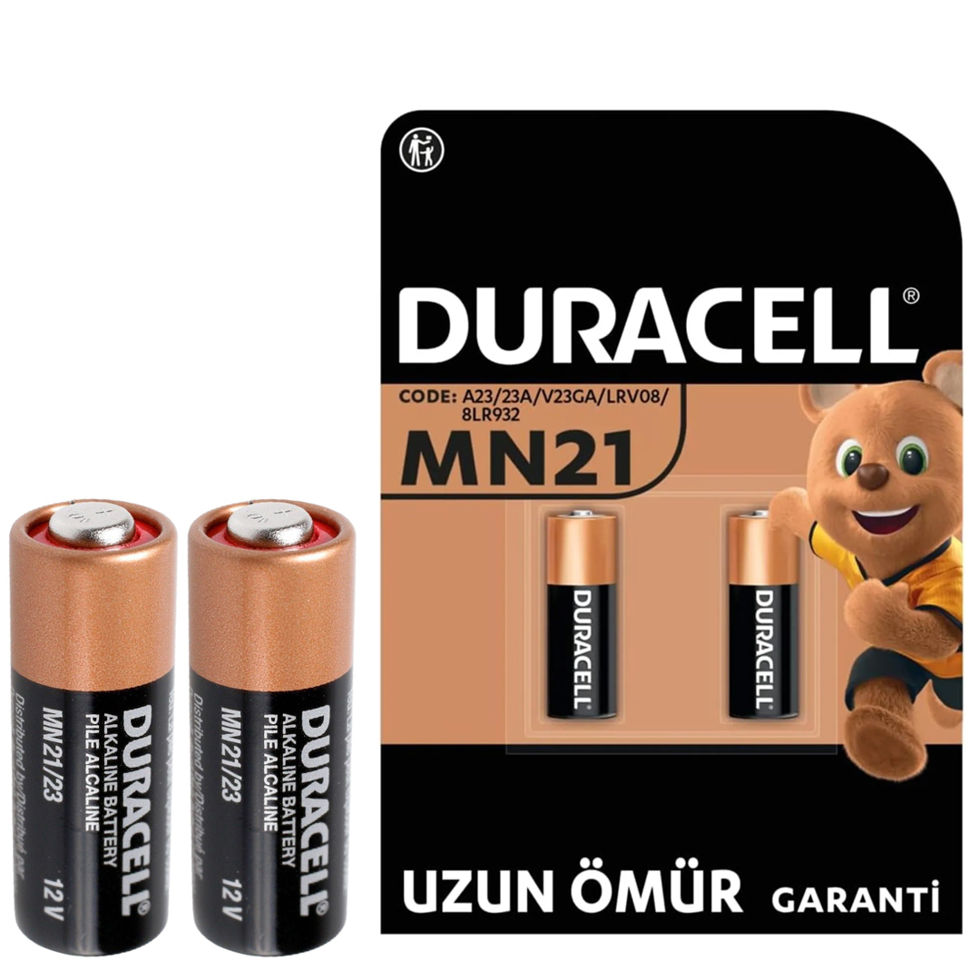 DURACELL 23A LİTYUM MN21 ALARM PİLİ (2Lİ PAKET) (4767)