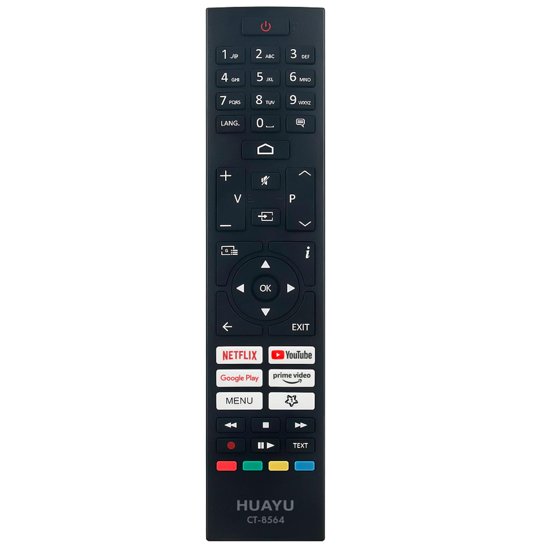 TOSHIBA CT-8564 NETFLIX-YOUTUBE-PRIME VIDEO-GOOGLE PLAY TUŞLU LCD-LED TV KUMANDA (4767)