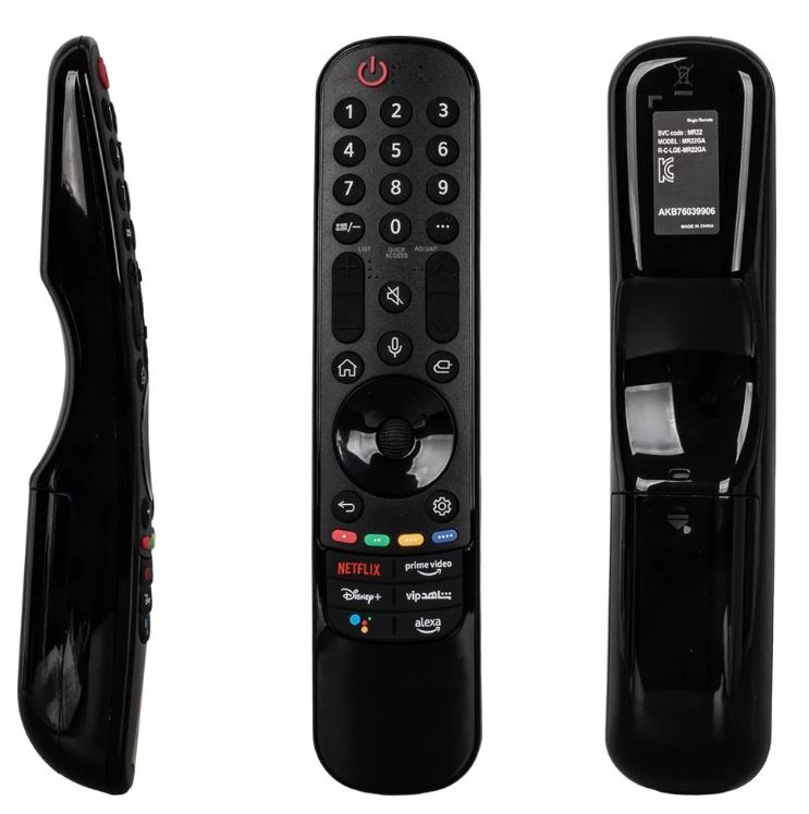 SES KOMUTSUZ LG AKB76039906 NETFLIX - PRIME VIDEO - SHAHID VIP - ALEXA TUŞLU LCD LED TV KUMANDA (4767)