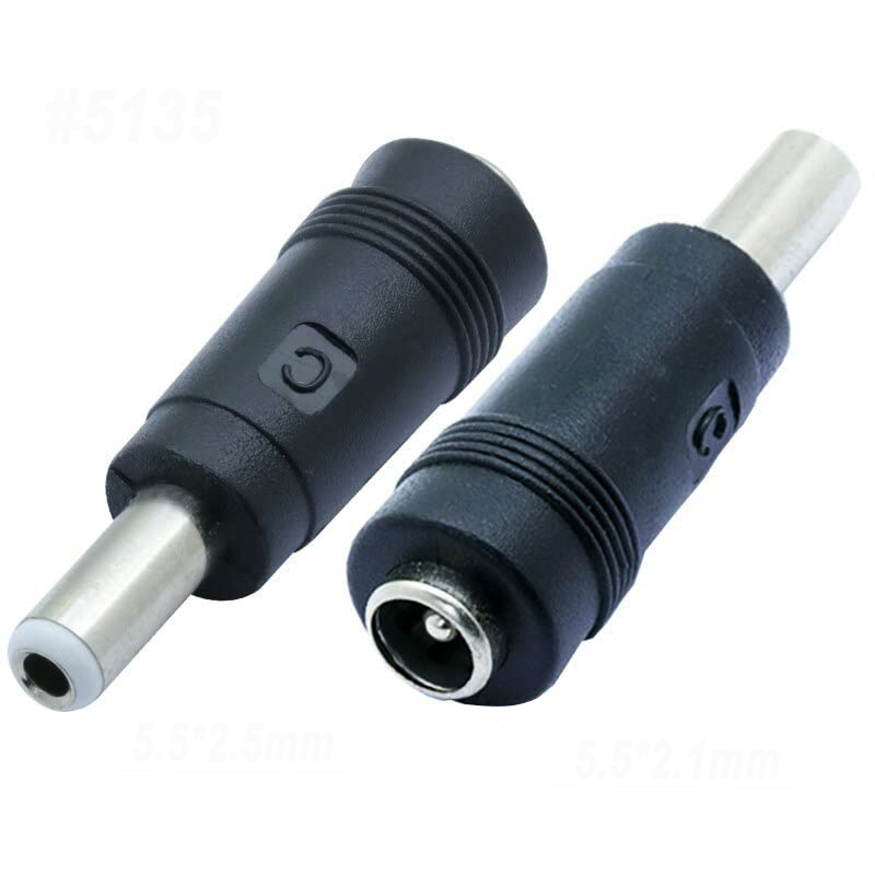 DC 2.1 MM DİŞİ / 2.5 MM ERKEK ÇEVİRİCİ JACK FİŞ ADAPTÖR (4767)