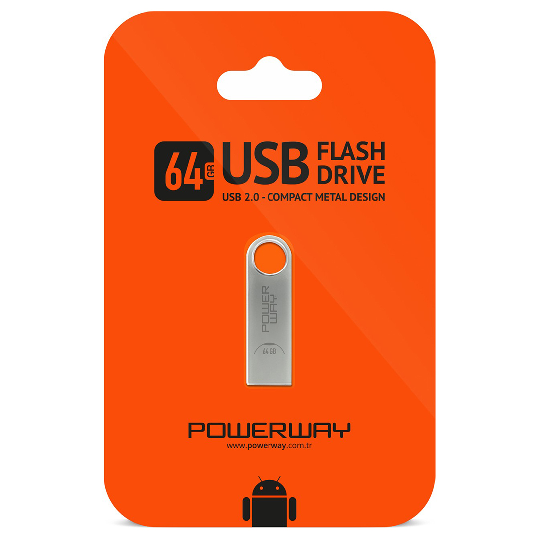 64 GB METAL USB 2.0 FLASH BELLEK (4767)