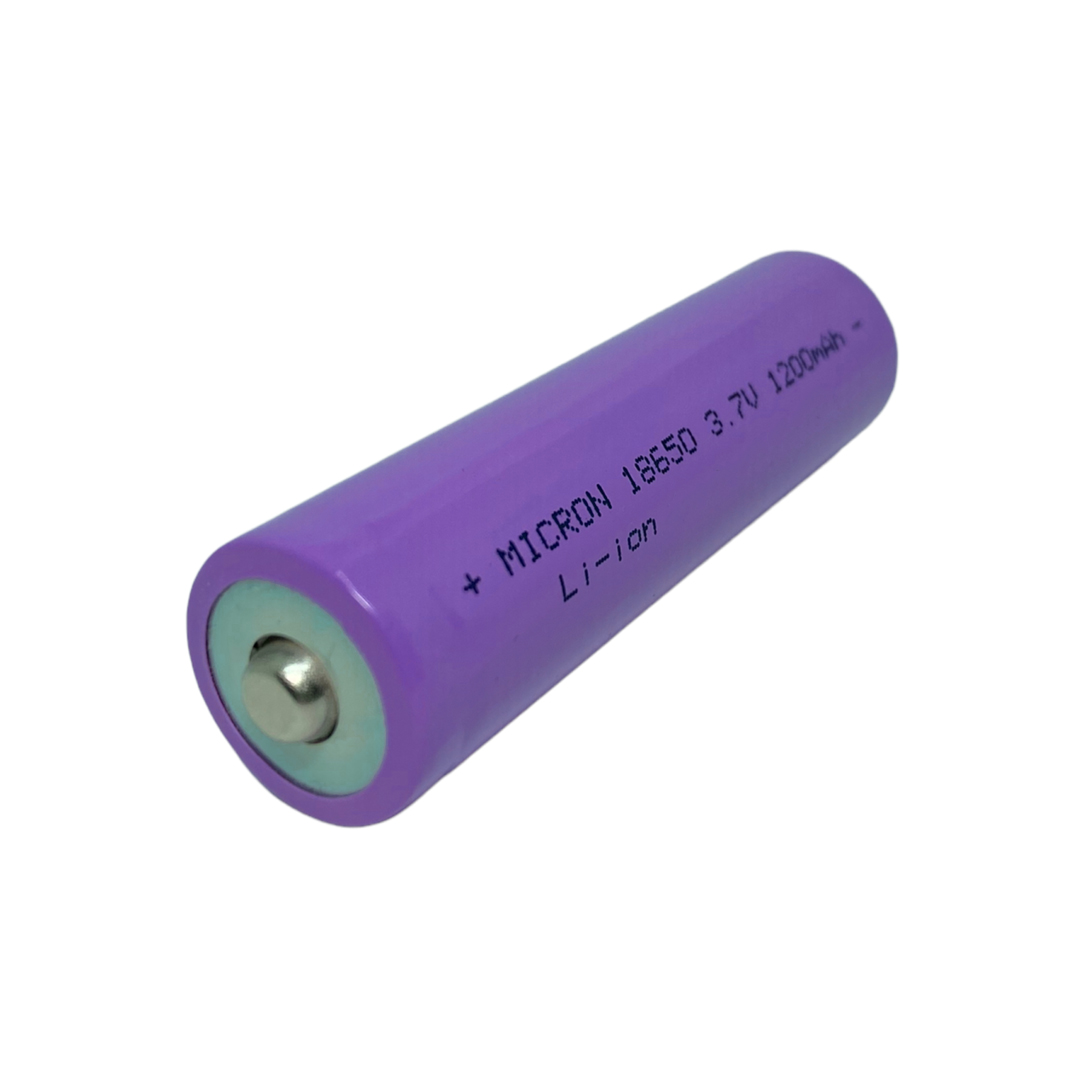 3.7V 1200 MAH LI-ON 18650 BAŞLIKLI SARJ EDİLEBİLİR PİL (4767)