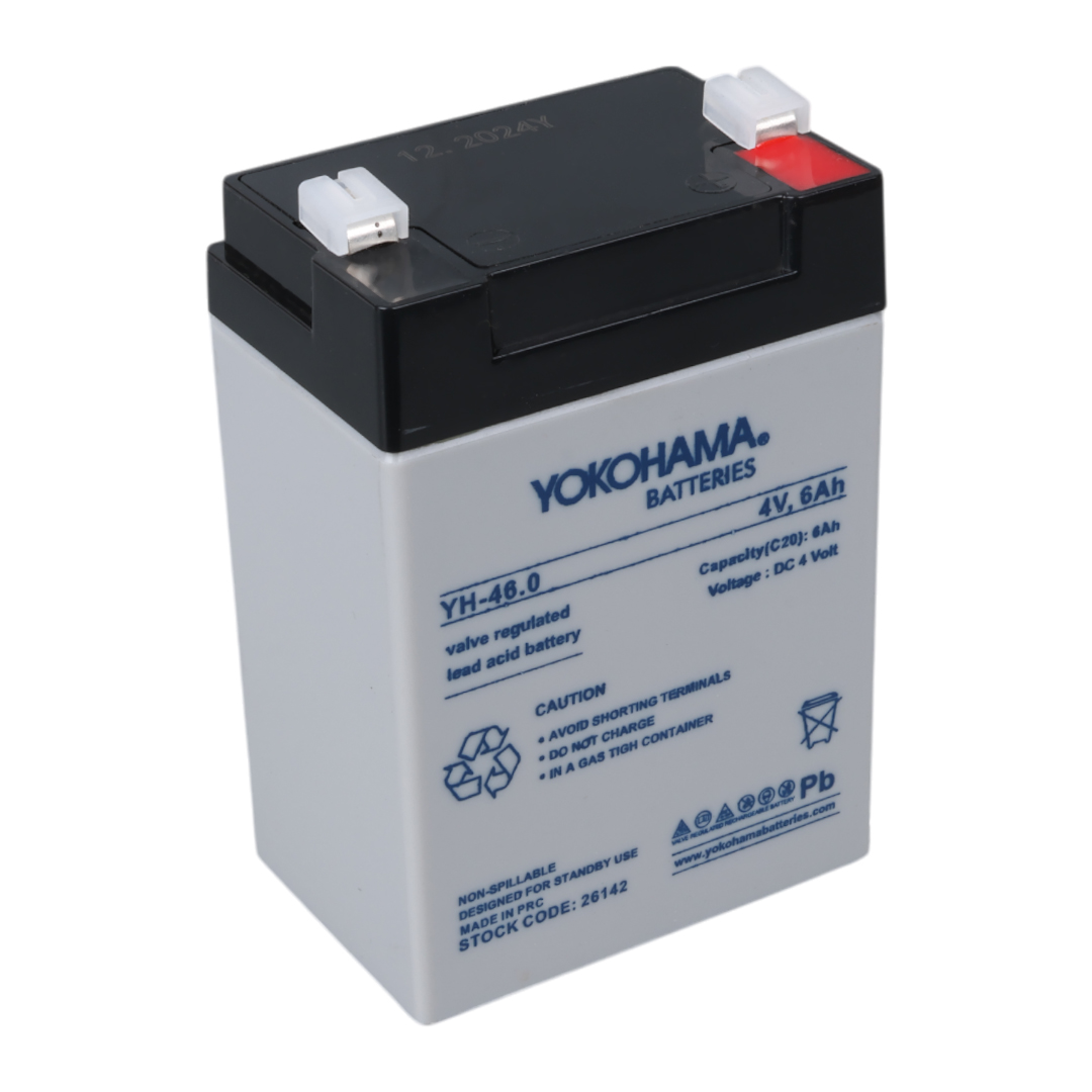 YOKOHAMA YH-46.0 4 VOLT - 6 AMPER KURU AKÜ (68 X 45 X 95 MM) (4767)