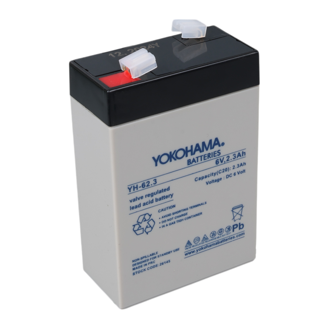 YOKOHAMA YH-62.3 6 VOLT - 2.3 AMPER AKÜ (101 X 66 X 33 MM) (4767)