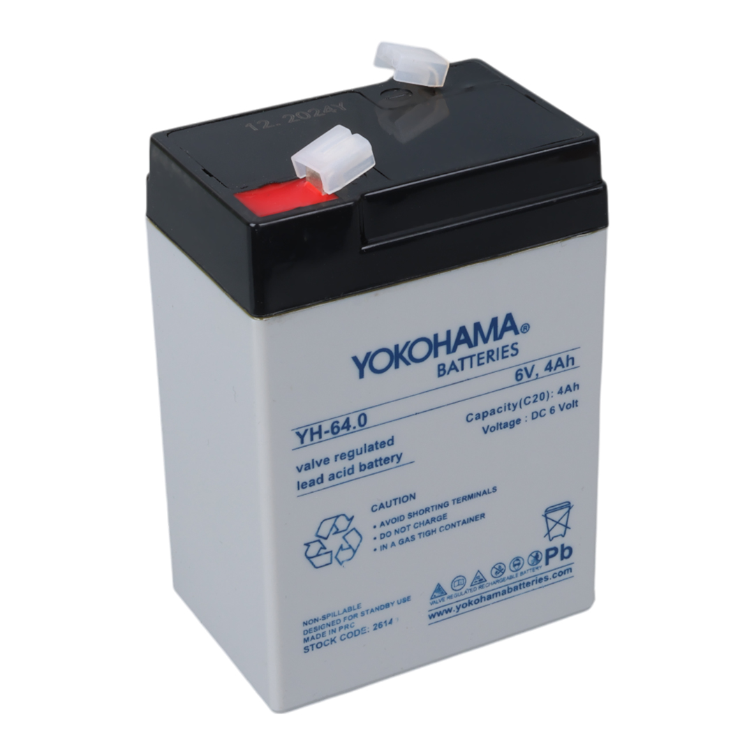 YOKOHAMA YH-64.0 6 VOLT - 4 AMPER IŞILDAK AKÜSÜ (70 X 48 X 101 MM) (4767)