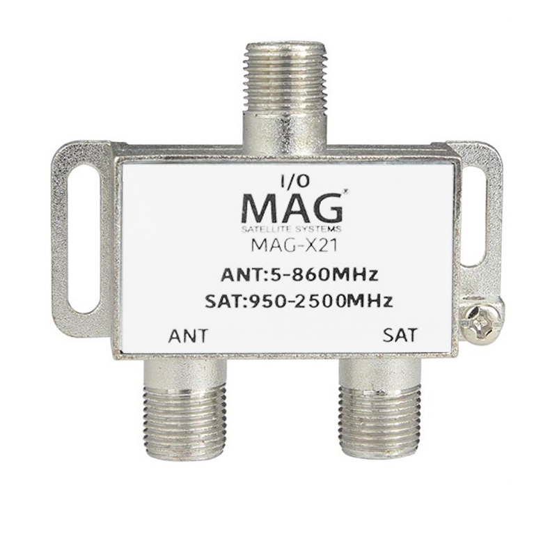 MAG MAG-X21 TV/SAT 5-2500MHZ COMBINER 950-2500MHZ (4767)