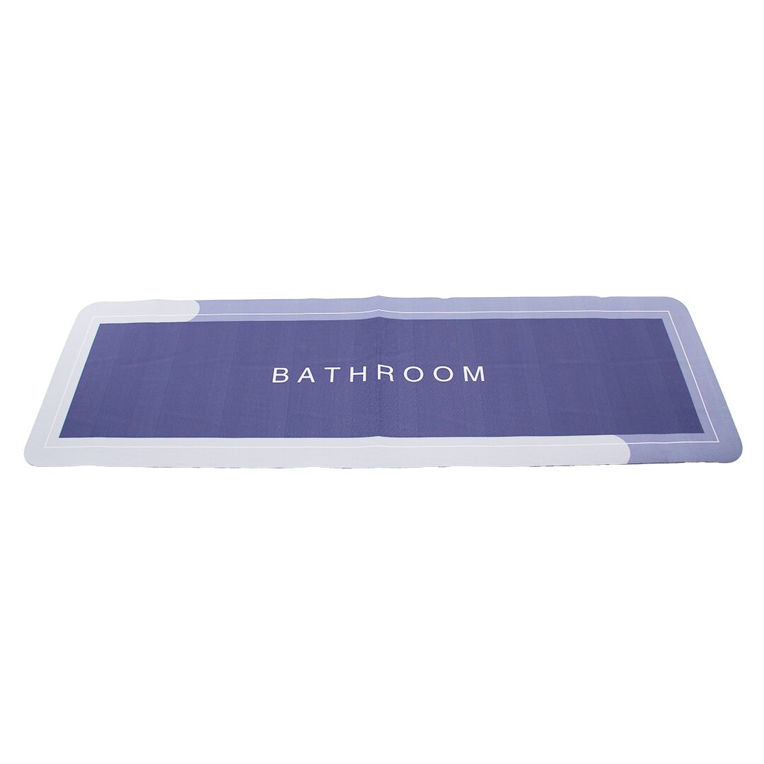 DİKDÖRTGEN  DÜZ RENKLİ SU EMİCİ - SİHİRLİ  BANYO PASPASI  ELASTİK  116 X 37.5CM (4767)