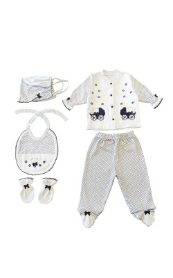 Sema Baby 5li Set - Mavi