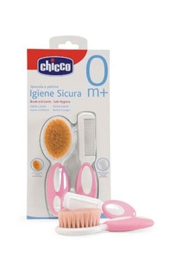 Chicco Tarak&Fırça Seti (Pembe) 8058664011926