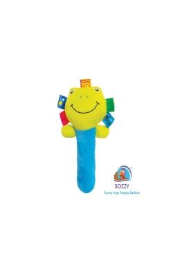 Sozzy Toys Çıngıraklı Sıksık Kurbağa - SZY161