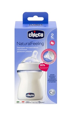 Chicco Natural Feeling Biberon 2 Ay+ 250 ML