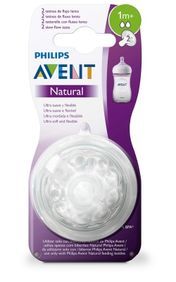 Philips Avent Natural Biberon Emziği +1 Ay 2li