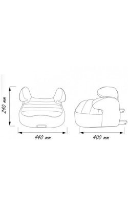 Comfymax Dream 15-36kg Yükseltici / Oto koltuğu - Carmin