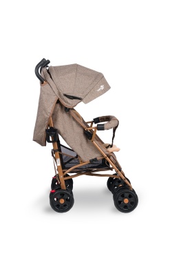 Comfymax Tam Yatar Baston Bebek Arabası – Wood Brown