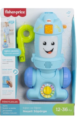 Fisher Price Eğlen ve Öğren Serisinden Türkçe Konuşan Neşeli Süpürge