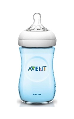 Avent Natural PP Biberon 260 ml - Mavi